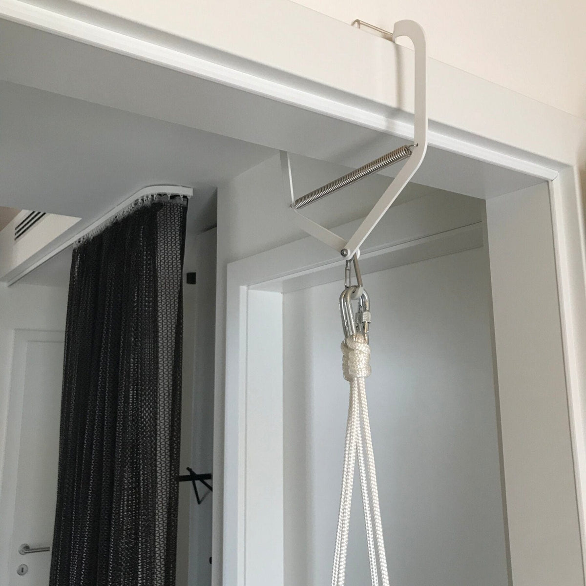 Schaukel Babyschaukel aus Baumwolle Beige