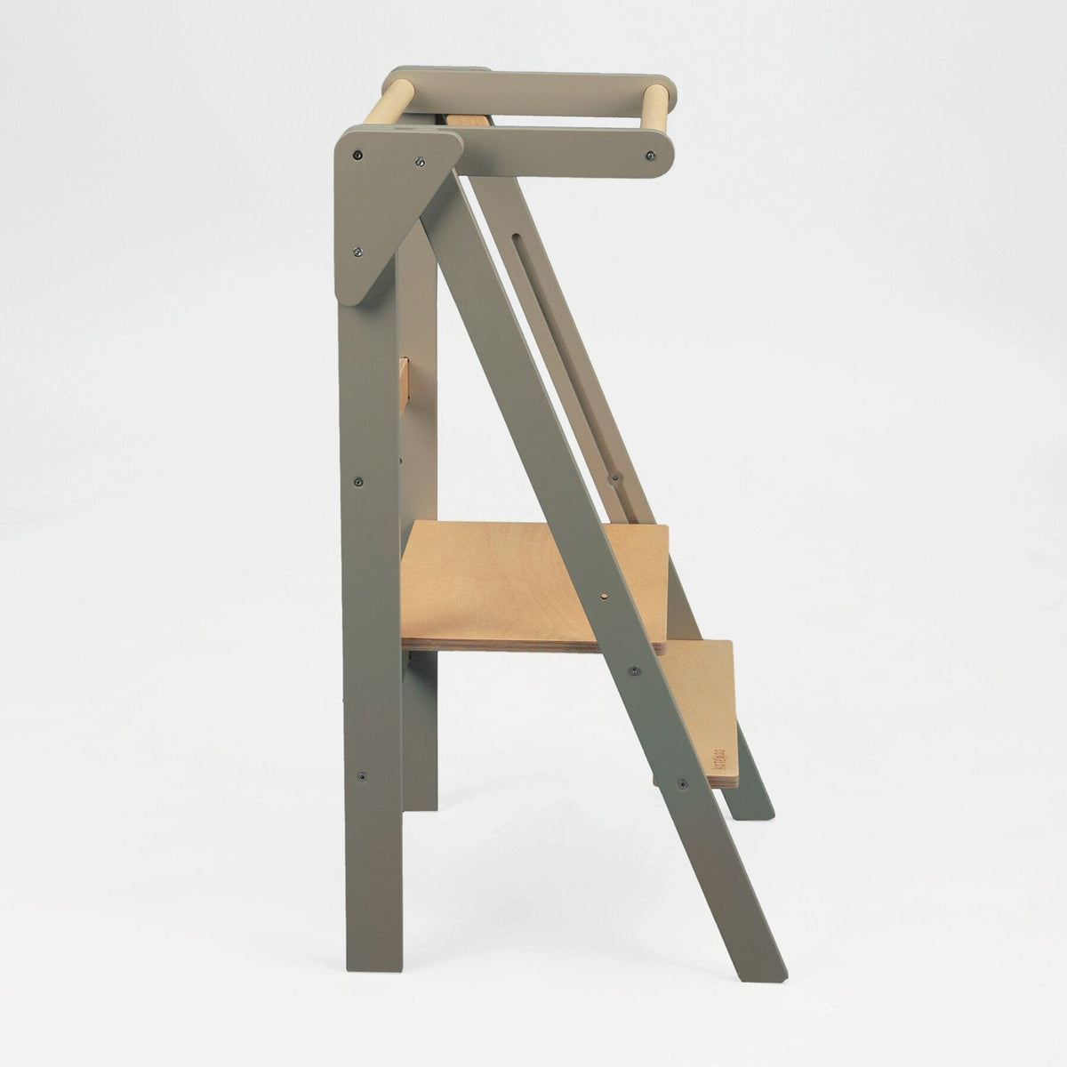 Learning Tower Faltbarer Montessori Naturholz Lernturm
