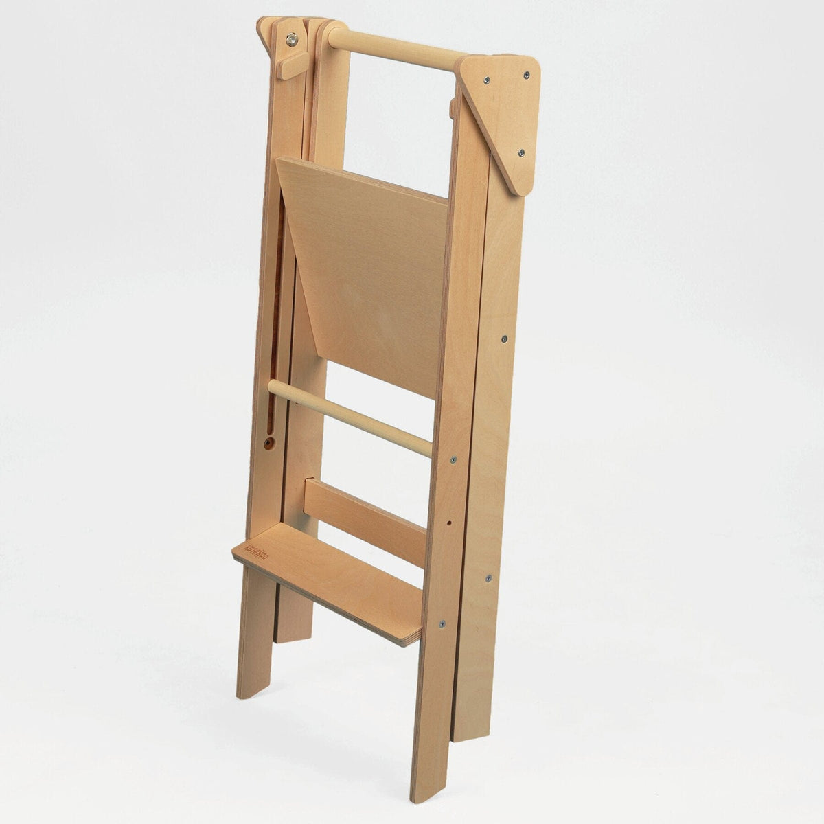 Learning Tower Faltbarer Montessori Naturholz Lernturm