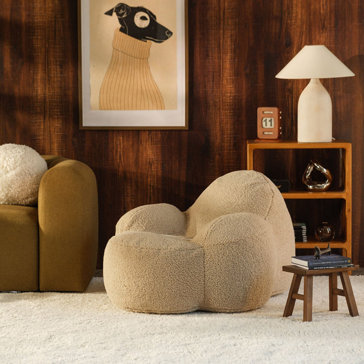 Polstermöbel wigiwama Momo Chair - Loungesessel für Teenager | OEKO-TEX, handgefertigt in der EU