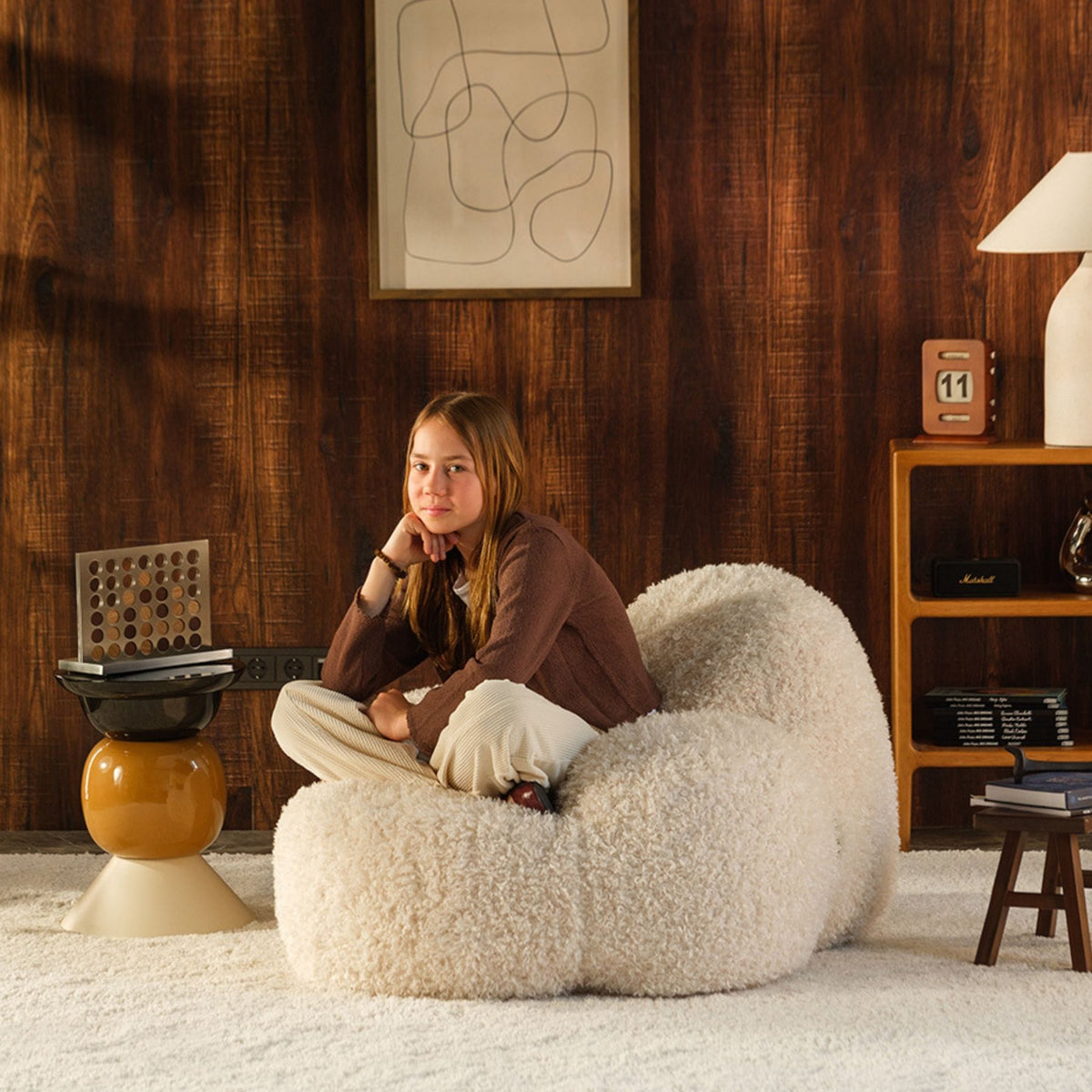 Polstermöbel wigiwama Momo Chair - Loungesessel für Teenager | OEKO-TEX, handgefertigt in der EU