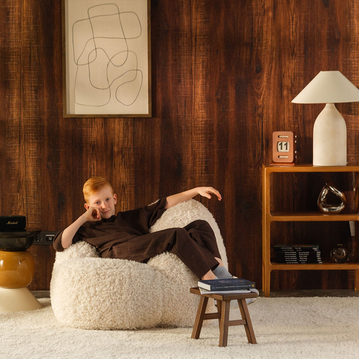 Polstermöbel wigiwama Momo Chair - Loungesessel für Teenager | OEKO-TEX, handgefertigt in der EU