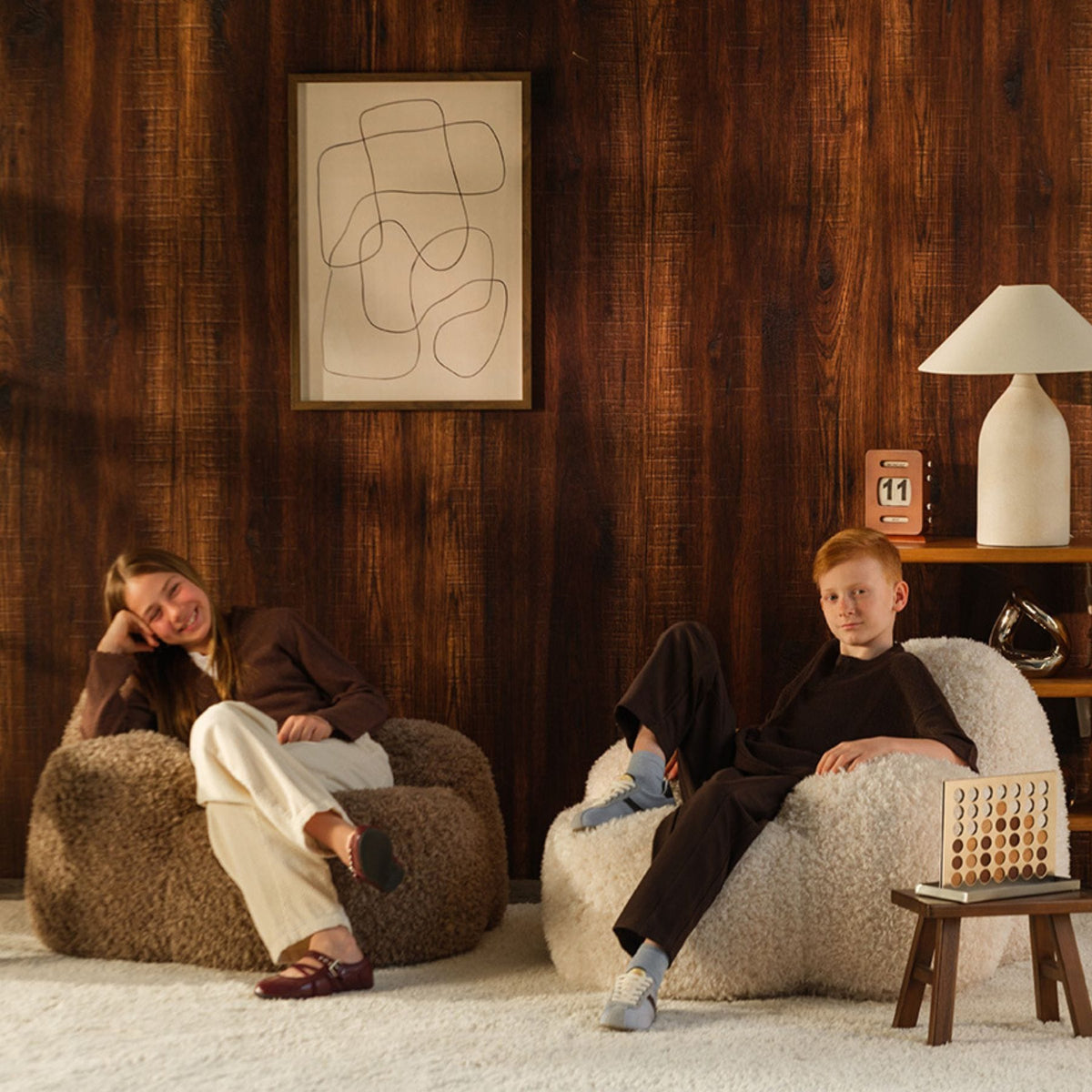 Polstermöbel wigiwama Momo Chair - Loungesessel für Teenager | OEKO-TEX, handgefertigt in der EU