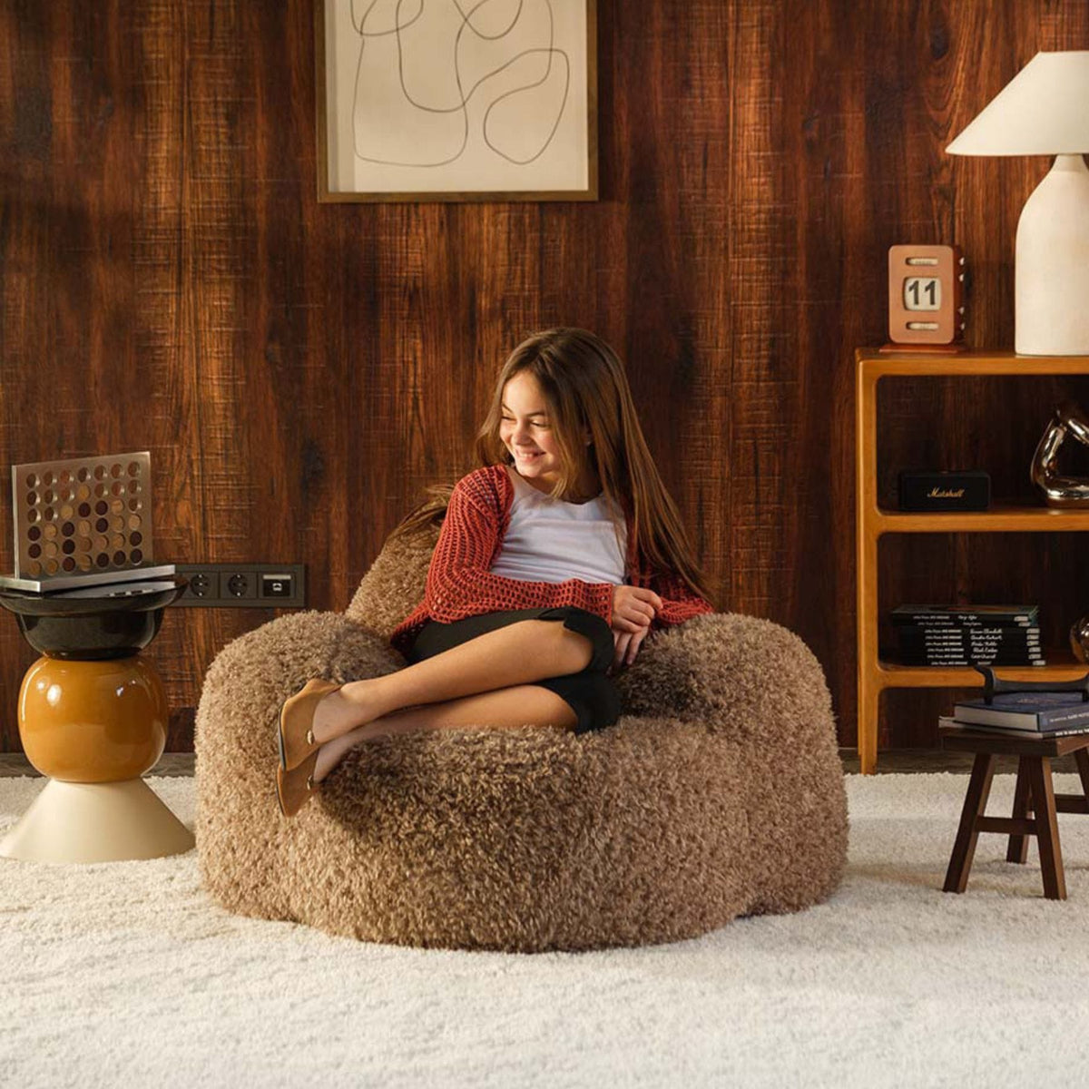 Polstermöbel wigiwama Momo Chair - Loungesessel für Teenager | OEKO-TEX, handgefertigt in der EU