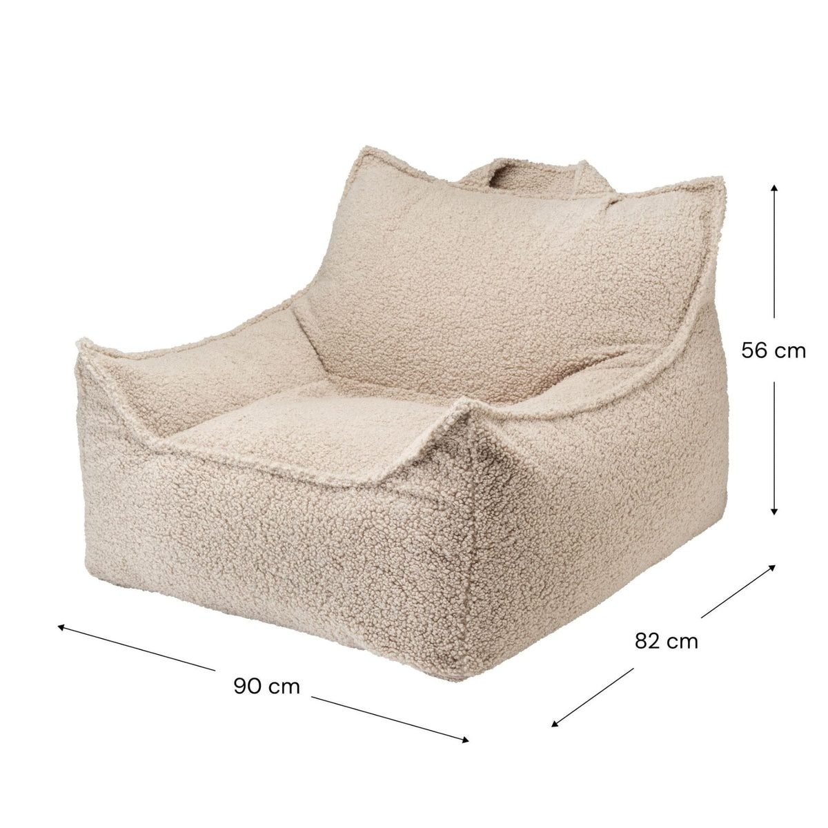 Sitzsäcke & Polstermöbel wigiwama Club Chair - Sessel für Teenager | Cord & Teddy, handgefertigt in der EU