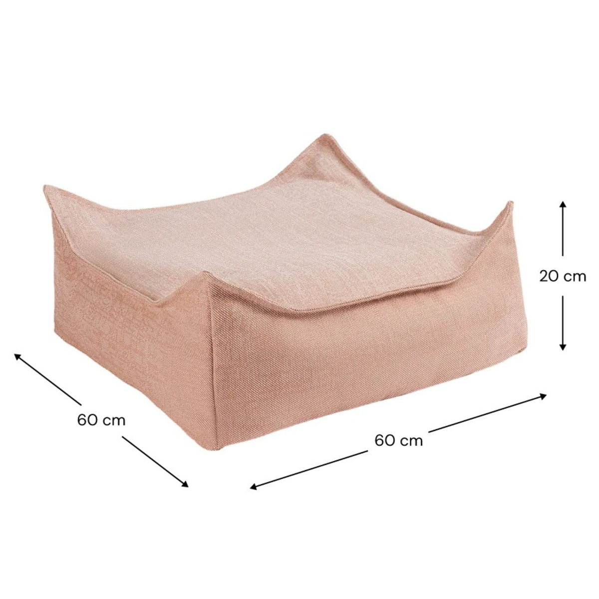 Polstermöbel wigiwama Outdoor Ottoman - Sitzkissen & Hocker für Kinder | 6 Farben