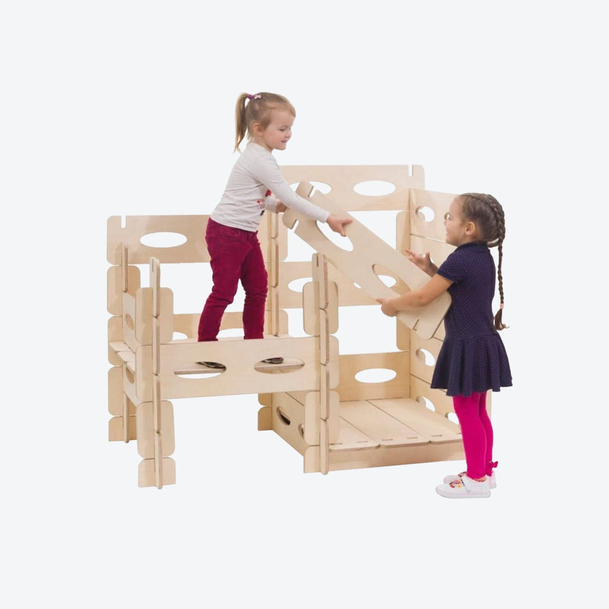 Alles Montessori Spielhaus Kletterturm Steckhaus