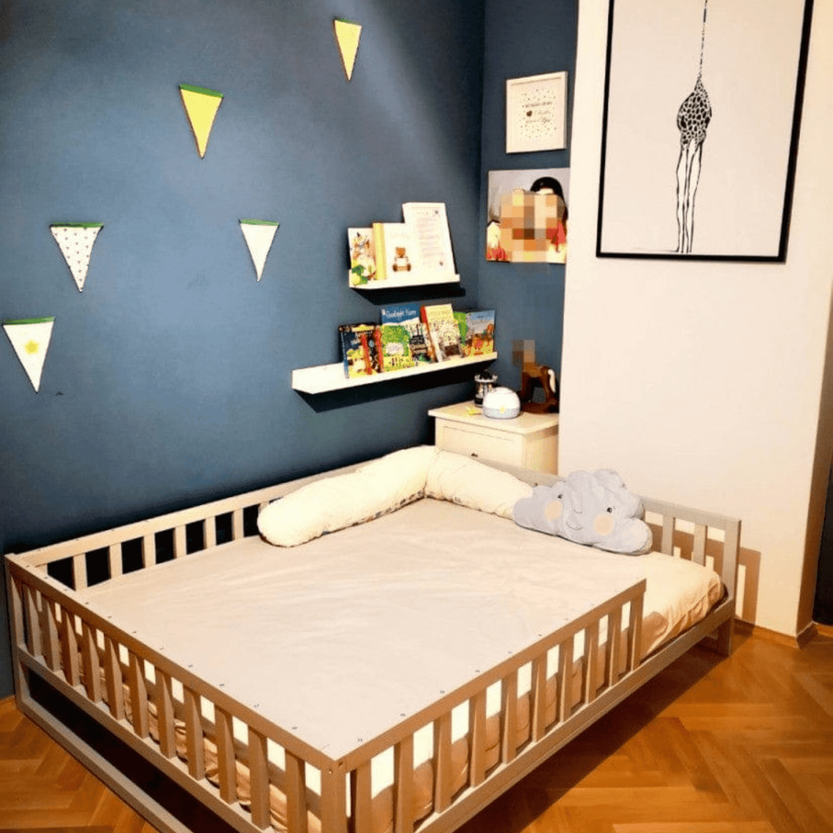 Betten und Klettergerüste Kinderbett Montessori Bodenbett Floorbed