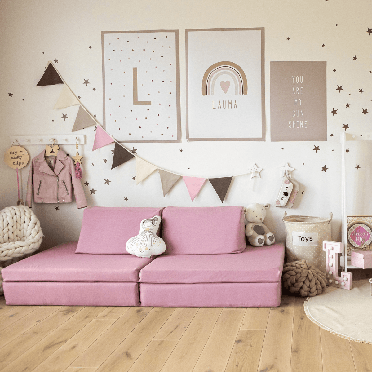 Polstermöbel Kindersofa Kindercouch Spielsofa Klappbar