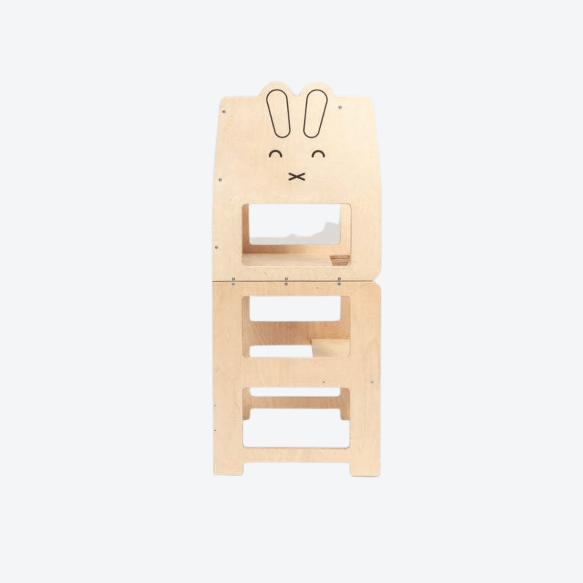 Learning Tower Lernturm wandelbarer mit Schreibtafel Design Hase