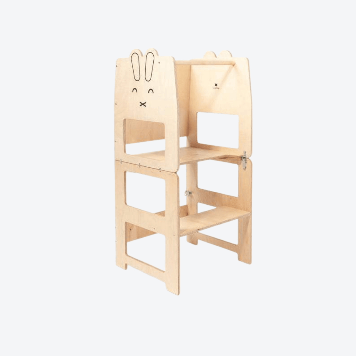 Learning Tower Lernturm wandelbarer mit Schreibtafel Design Hase