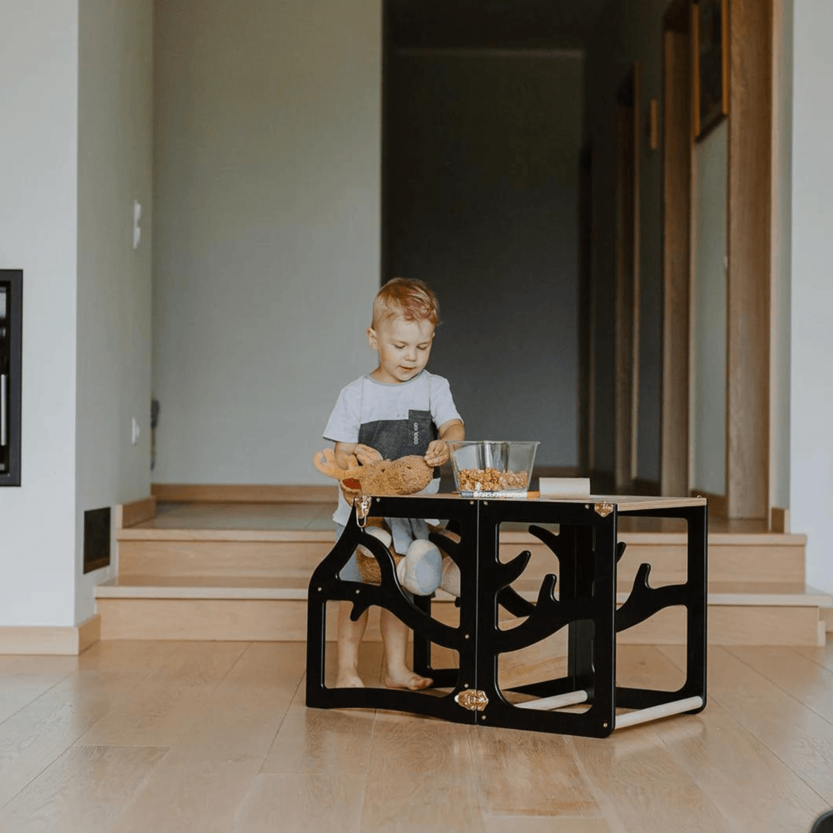 Learning Tower Lernturm Learning Tower 3in1 Schwarz