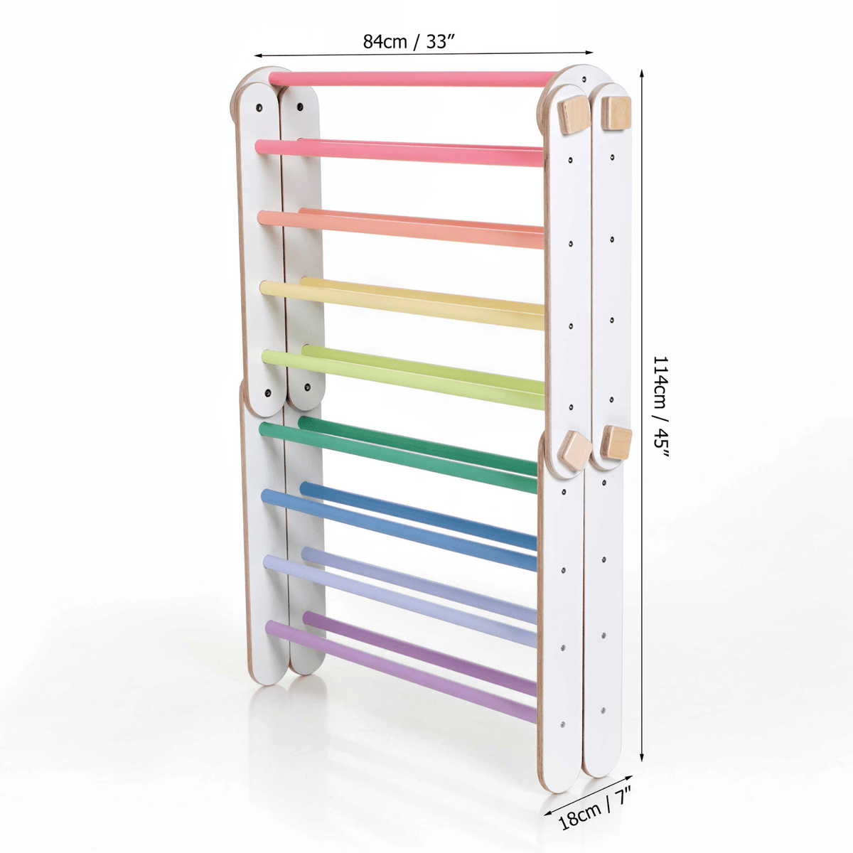 Kletterdreieck Pikler Dreieck Kletterdreieck Pastell – Klappbar