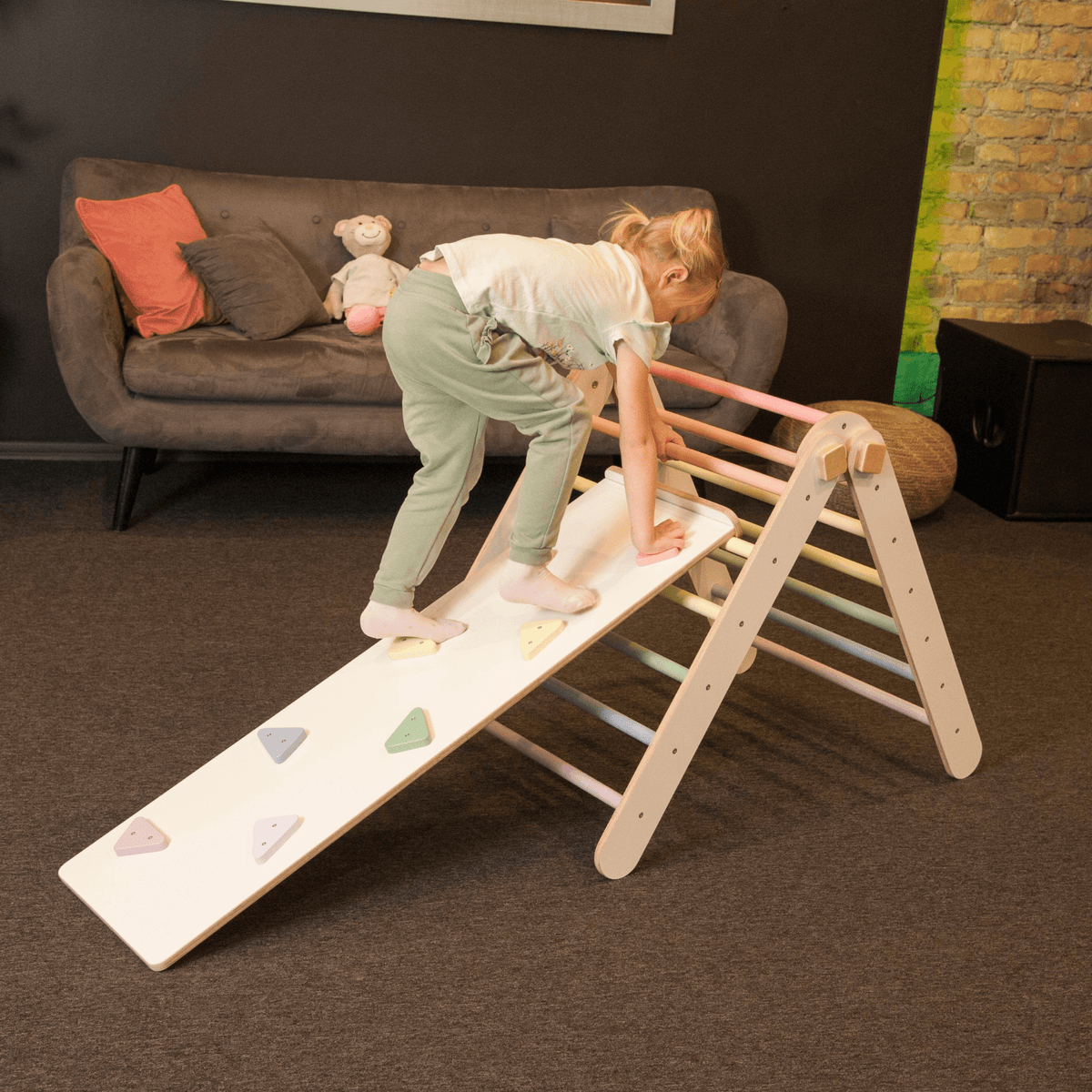 Kletterdreieck Pikler Dreieck Kletterdreieck Pastell