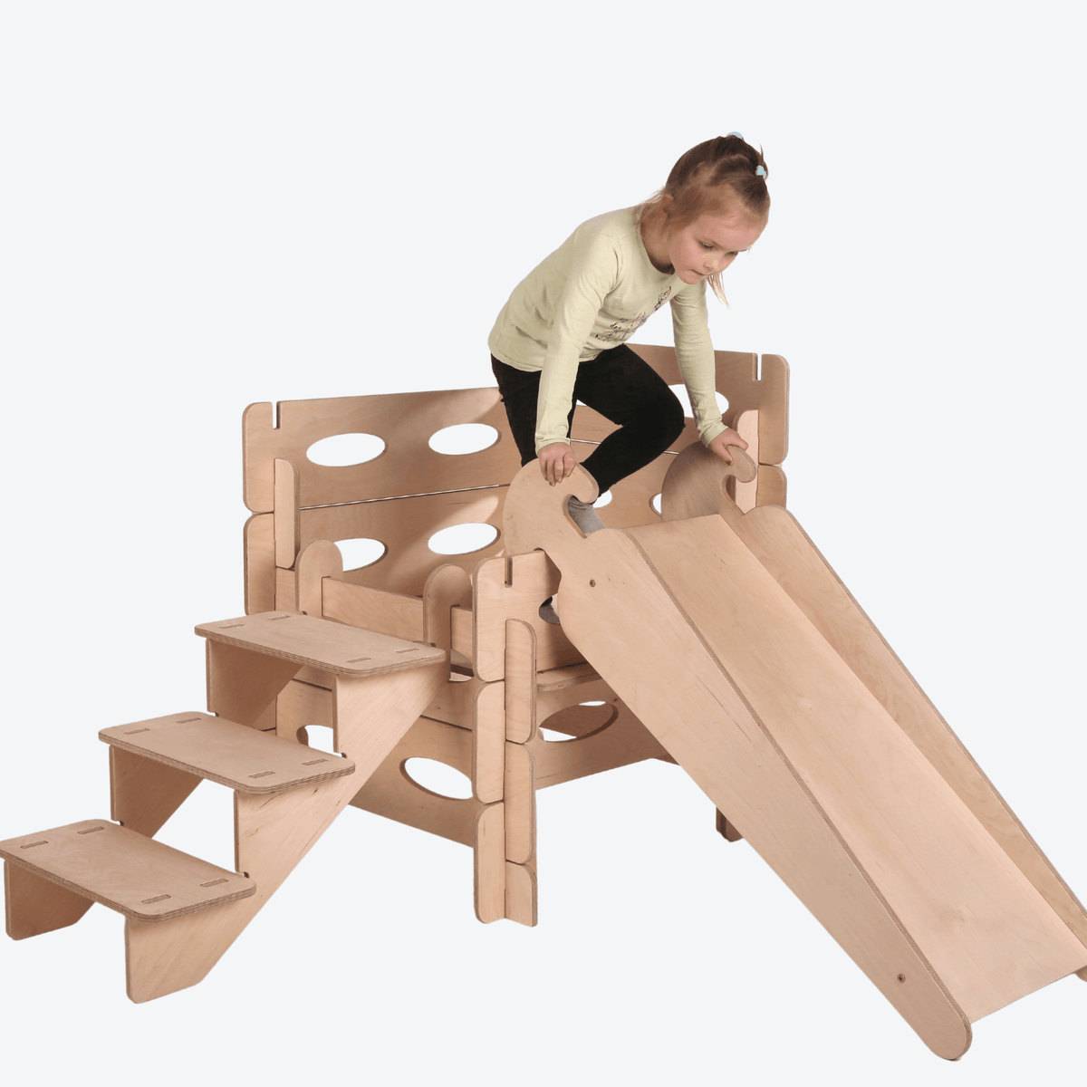 Alles Montessori Spielhaus Kletterturm Steckhaus